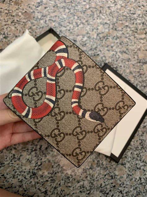 gucci wallet women fake|authentic gucci snake wallet.